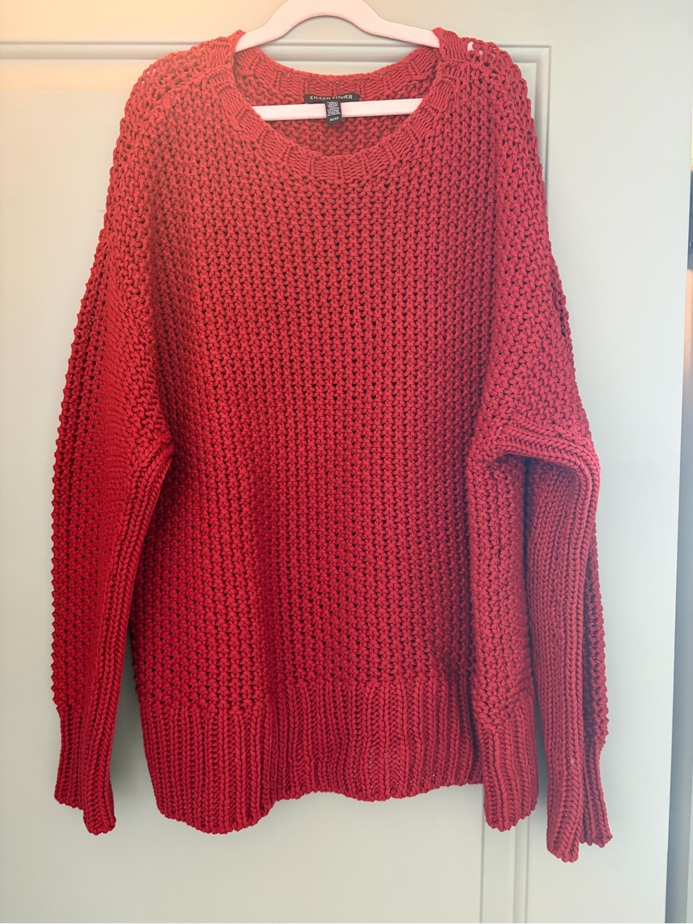 Eileen Fisher 100% Organic Cotton Crew Neck Box-Top & matching 100% Silk Tank